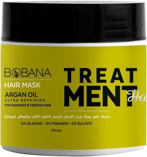 [76455] BOBANA ARGAN OIL TREATMENT HAIR MASK 500GM