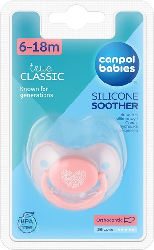 [70168] Canpol Silicone Soother 0-6 22/422