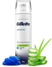 [56218] gillette sensitive aloe vera after shave gel 200ml