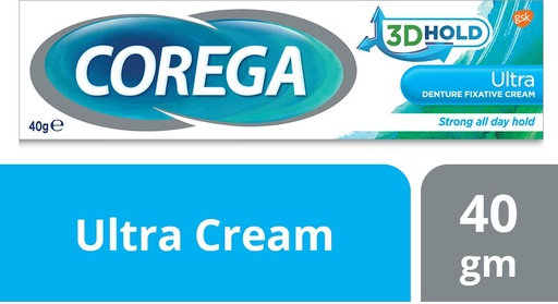 [60039] COREGA ULTRA DENTURE FIXATIVE CREAM 40 G
