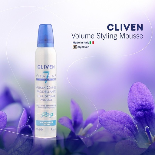 [60258] CLIVEN 7vit HAIR styling mousse 200ml