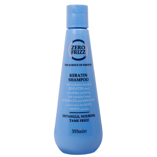 [71526] Zero Frizz Shampoo Keratin Tame Frizz 355Ml