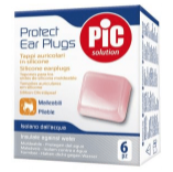 [66440] pic protect silicone ear plugs 6pcs