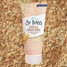 [72822] STIVES GENTLE SMOOTHING OATMEAL SCRUB&MASK170G