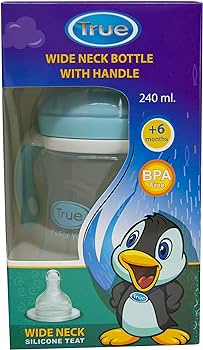 [77207] TRUE WIDE NECK BOTTLE HANDLE 240ML +6