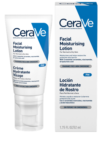 [60606] CeraVe Facial Moist Lotion Normal&Dry PM 52ml