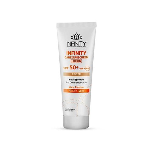 [77218] INFINITY SUNSCREEN LOTION TINTED SPF50+ 60ML