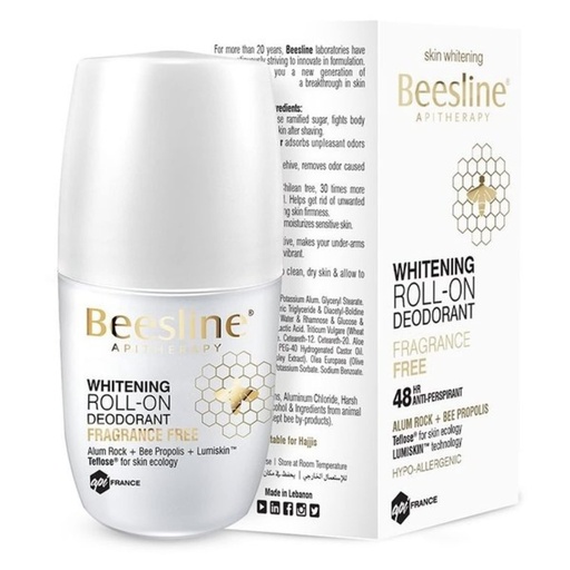 [71475] Beesline Roll On Fragrance Free 50ML