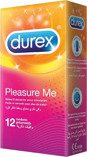 [52977] DUREX 12 RIBBED AND DOTTED CONDOMS