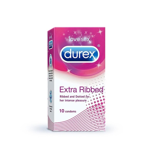 [27920] DUREX EXTRA RIBBED 10 CONDOMS