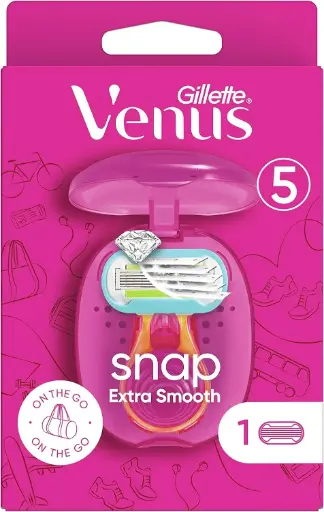 [71755] Gillette Venus Snap extra smooth 5 Blades Pink
