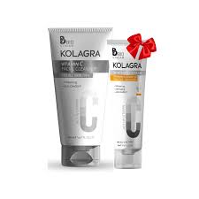 [78162] KOLAGRA SPF50 GEL CREAM-VIT C CLEANSER 200 ML