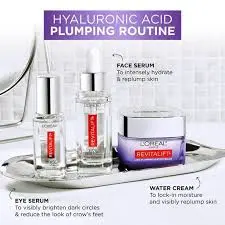 [75721] loreal hyaluron serum+eye cream+micellar water off