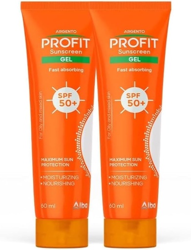 [78227] 
ARGENTO SUNSCREEN PROFIT GEL 2 PACK 120ML