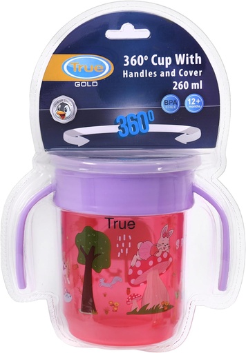 [78270] TRUE gold 360 cup with handle-cover 260ml