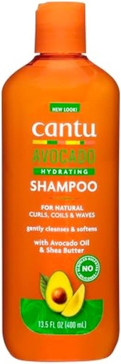 [74683] Cantu Avocado Sulfate Free Shampoo with Avocado Oil Shea Butter 400ml