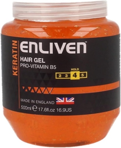 [67908] ENLIVEN Enliven Hairgel Keratin 500Ml "Orange"
