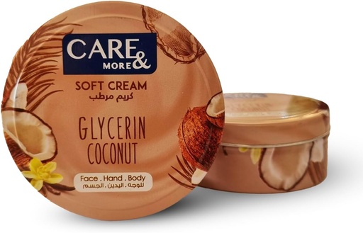 [78529] Care & More soft Cream glycerin & Coconut 125 Ml
