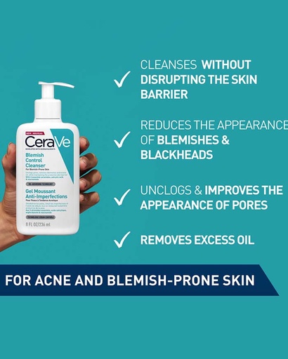 [78455] CeraVe Anti-Blemish Foaming Gel 236ml