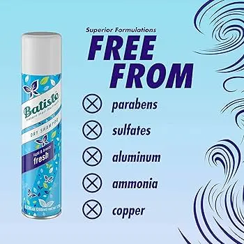 [66546] batiste dry shampoo coll & crisp fresh