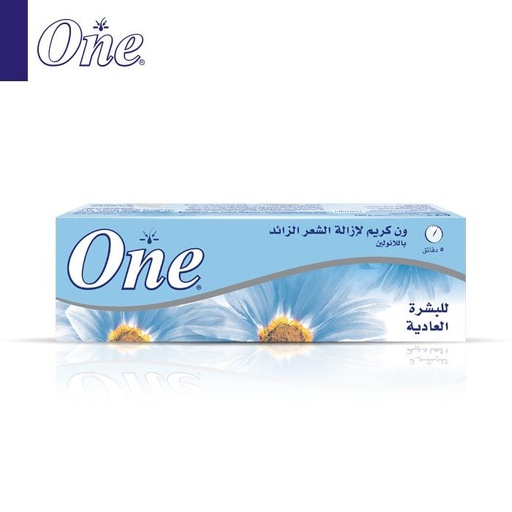 [57637] ONE HAIR REMOVAL CREAM ENRICHED WITH LANOLIN FOR NORMAL SKIN  / 140 GM