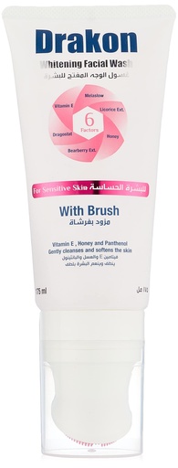[77241] drakon whitening facial wash sensitive skin 175ml