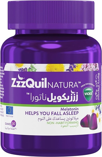 [78057] zzzquil natura melatonin 1mg 30 gummies