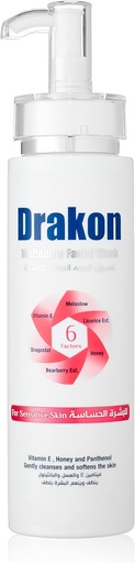 [77479] drakon whitening facial wash sensitive skin 200ml