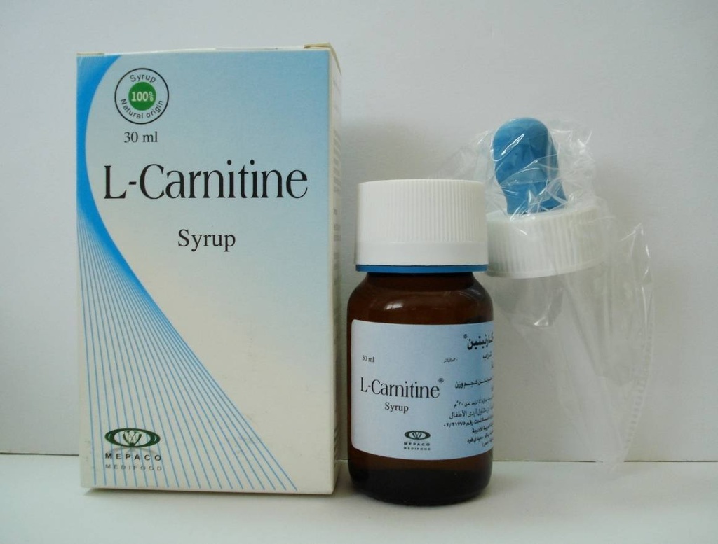 ما هو دواء l carnitine L-CARNITINE Syrup - ال كارنيتين | 30 مل | شراب | حرق الدهون وتوليد الطاقة BCAA + Glutamine Zero