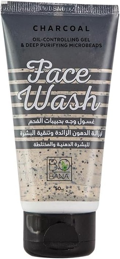 [75455] bobana charcoal  face wash 50ml