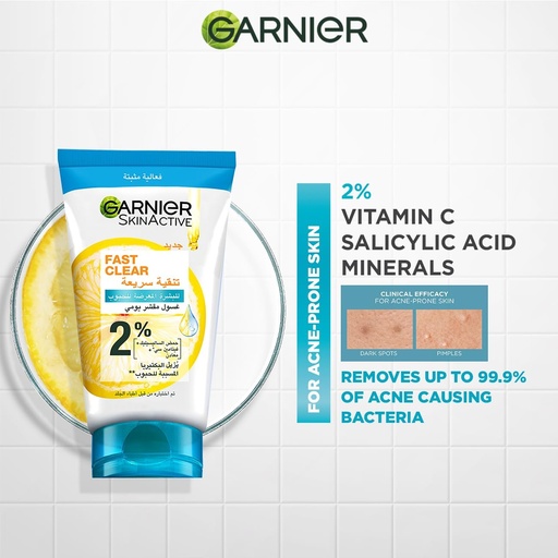 [78637] Garnier Skinactive Fast Clear 150ml