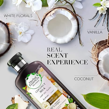 [72555] Herbal  0%Silicon Cond coconut milk 400Ml