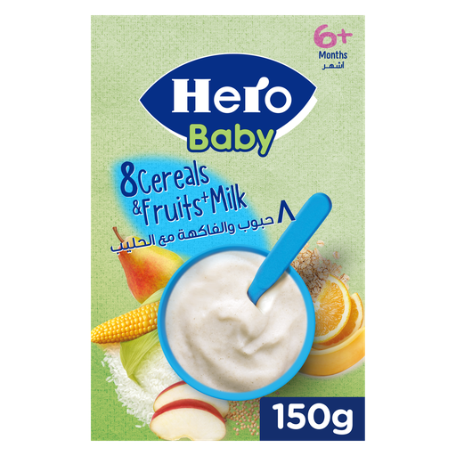 [55998] HERO GOOD MORNING 8 CEREALS& FRUIT WITH  MILK