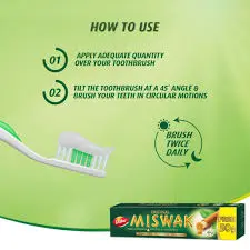 [51683] MISWAK. TOOTH PAST  50 GM معجون + 50جرام