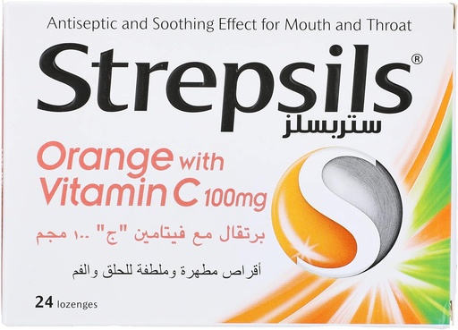 [45013] STREPSILS ORANGE&VIT C  LOZENGES