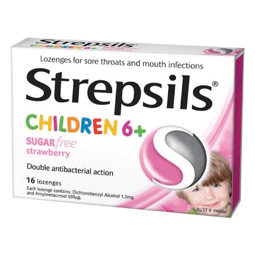 [59547] STREPSILS STRAW SUGAR FREE CHILDERN +6
