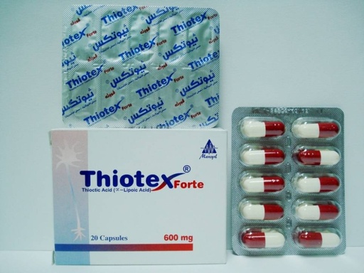 [37211] THIOTEX FORTE 600 MG 20CAP