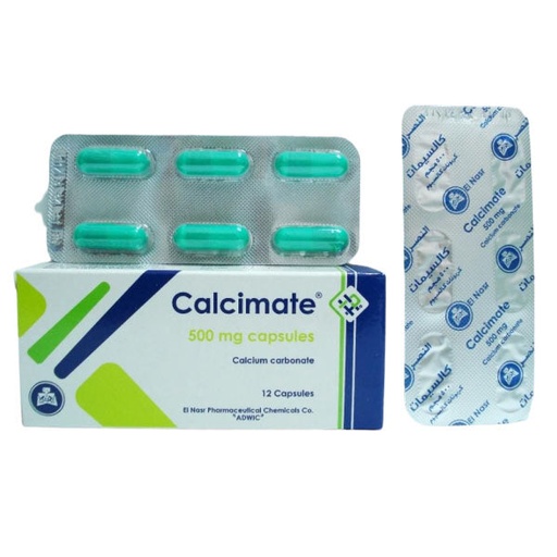 [16069] CALCIMATE 500 MG 12CAP