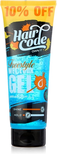 [55842] HAIR CODE GEL TUP 100 ML BLUE