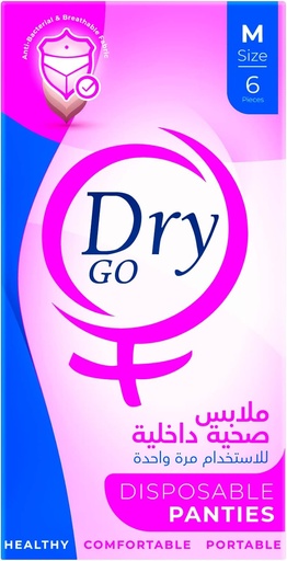 [78846] Dry Go Disposable Panties medium 6pcs